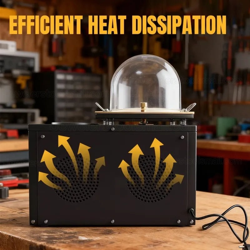 YALI CX Series 2L/ 4L/ 6L Small Jewelry Vacuum Casting Machine for Gypsum Mold and Gold Melting